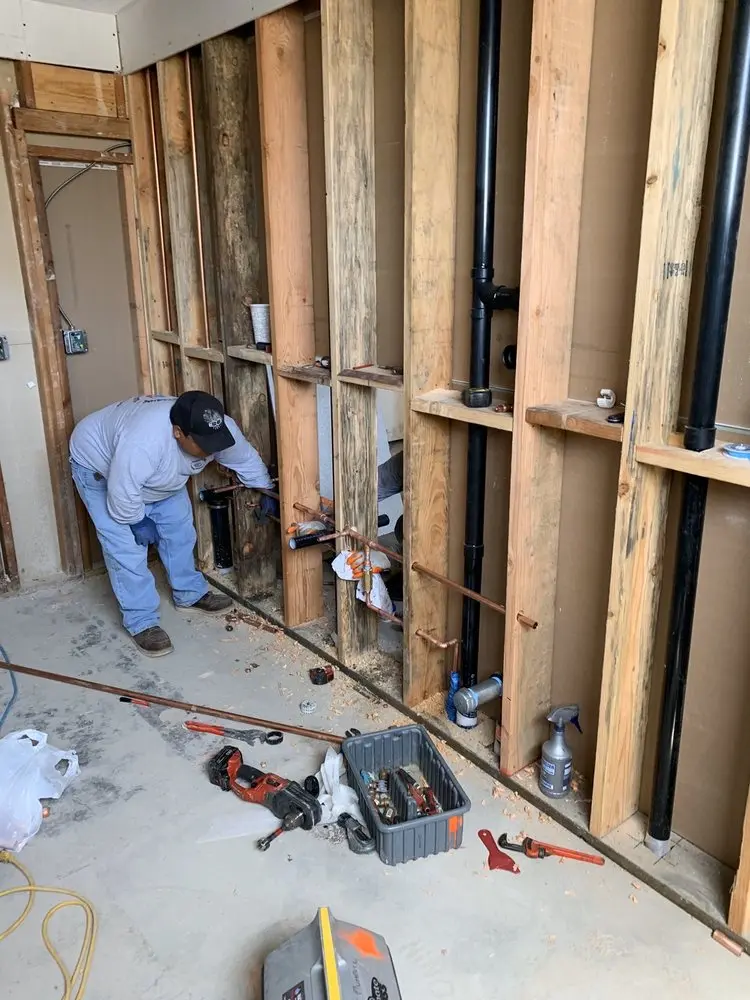 Commercial rough-in plumbing for Gas Line Repair in Hays Grove